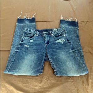 Cute 🥰 Cropped Jeans Size 25 🩵